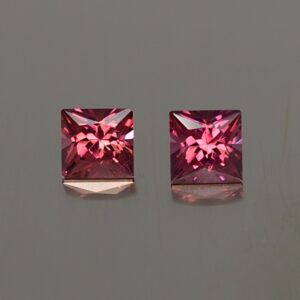 Rhodolite princess pair 4.0mm 0.91cts rh306 SOLD