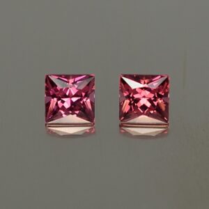 Rhodolite princess pair 4.1mm 0.95cts rh305