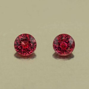 Rhodolite round pair 4.5mm 0.91cts N rh715 SOLD