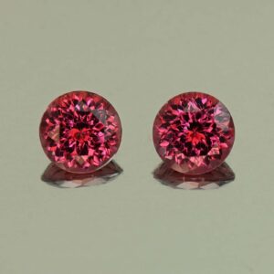 Rhodolite round pair 5.0mm 1.16cts N rh630 SOLD