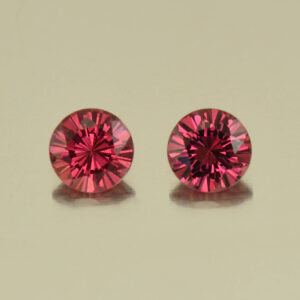 Rhodolite round pair 5.0mm 1.23cts N rh532 SOLD