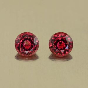 Rhodolite round pair 5.5mm 1.61cts N rh728 scaled 1