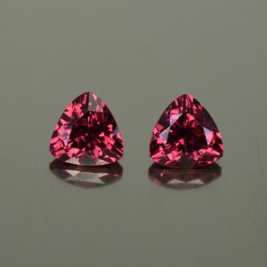 Rhodolite trill pair 7.1mm 3.14cts rh322 SOLD