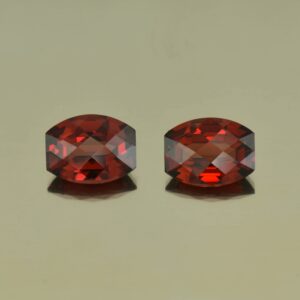 RoseMalayaGarnet ch barrel pair 9.1x7.0mm 4.95cts N rm258 scaled 1