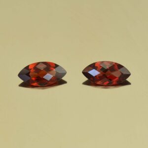 RoseMalayaGarnet ch marq pair 10.0x5.0mm 1.97cts N rm322
