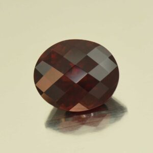 RoseMalayaGarnet ch oval 13.0x11.1mm 8.63cts N rm299 SOLD