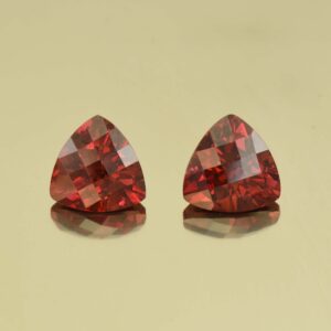 RoseMalayaGarnet ch trill pair 10.1mm 8.17cts N rm331