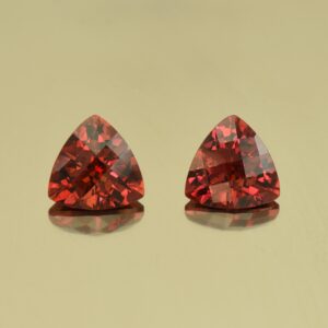 RoseMalayaGarnet ch trill pair 8.7mm 4.83cts N rm330