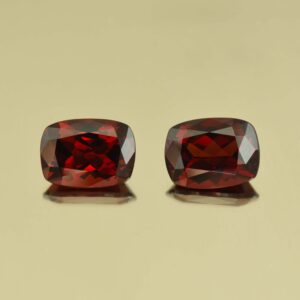 RoseMalayaGarnet cush pair 12.2x8.9mm 11.18cts N rm360 scaled 1