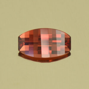 RoseMalayaGarnet opp bar barrel 7.0x4.0mm 0.60cts N rm369