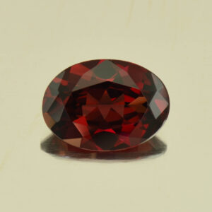 RoseMalayaGarnet oval 12.0x8.8mm 4.13cts N rm156