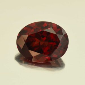RoseMalayaGarnet oval 13.8x10.9mm 8.47cts N rm306 SOLD