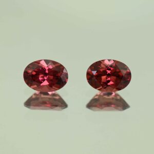 RoseMalayaGarnet oval pair 7.5x5.5mm 2.39cts N rm448 scaled 1
