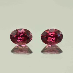 RoseMalayaGarnet oval pair 7.5x5.5mm 2.44cts N rm449 scaled 1