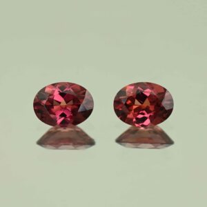RoseMalayaGarnet oval pair 8.0x6.0mm 2.67cts N rm451 scaled 1