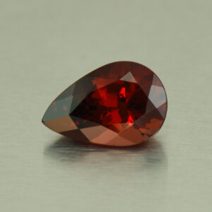 RoseMalayaGarnet pear 12.8x8.6mm 4.13cts N rm138 a
