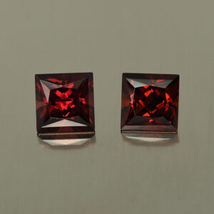 RoseMalayaGarnet prn pair 6.5mm 3.74cts N rm160 SOLD