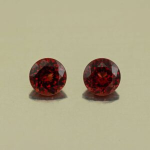 RoseMalayaGarnet round pair 6.5mm 2.78cts N rm441 scaled 1