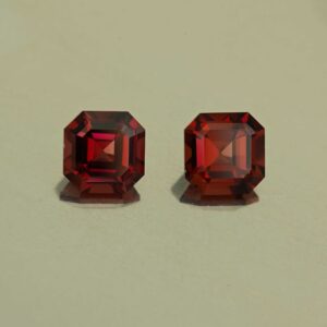 RoseMalayaGarnet sq eme cut pair 7.5mm 5.09cts N rm444 scaled 1