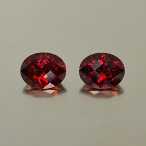 RoseMalaya ch oval pair 10.2x8.1mm 6.63cts rm170