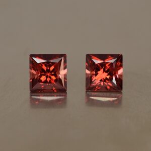 RoseMalaya princess pair 5.0mm 1.76cts rm157