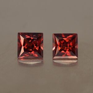 RoseMalaya princess pair 5.6 5.8mm 2.32cts rm158