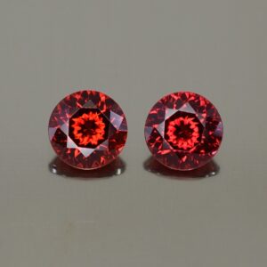 RoseMalaya round pair 6.0mm 1.94cts rm183 SOLD