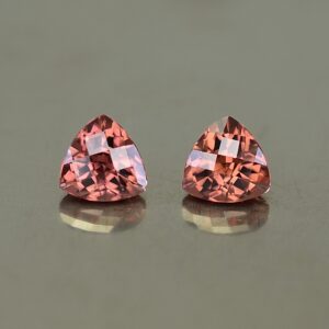 RoseZircon ch trill pair 5.5mm 1.93cts zn775