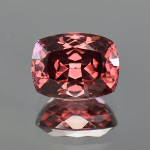 RoseZircon cush 14.5x11.3mm 15.40cts H zn197b SOLD