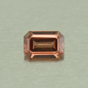 RoseZircon eme cut 7.5x5.0m 1.35cts H zn5094