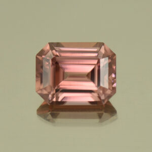 RoseZircon eme cut 9.5x7.4mm 4.33cts H zn5146