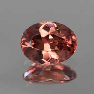 RoseZircon oval 11.7x9.1mm 5.57cts zn1294