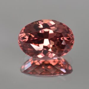 RoseZircon oval 16.0x11.7mm 14.76cts zn141 SOLD