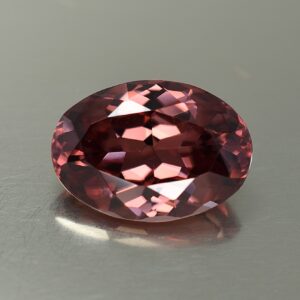 RoseZircon oval 16.5x11.8mm 13.00cts zn930