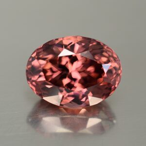 RoseZircon oval 17.6x13.3mm 25.43cts zn934 SOLD