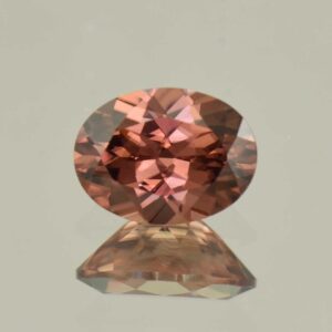 RoseZircon oval 8.0x6.0mm 1.76cts N zn3115