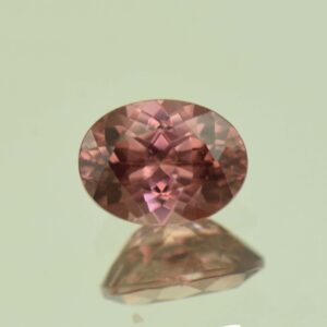 RoseZircon oval 8.0x6.0mm 1.93cts H zn6904