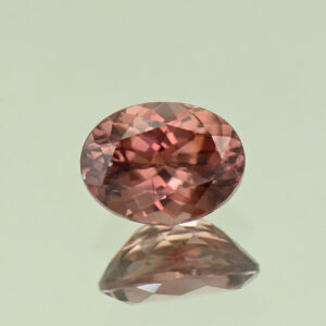 RoseZircon oval 8.5x6.4mm 2.36cts H zn7263