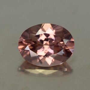 RoseZircon oval 8.5x6.5mm 2.14cts zn2512