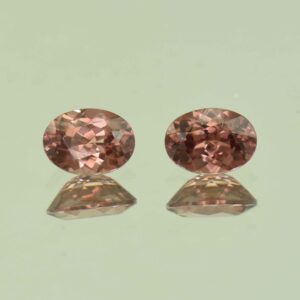RoseZircon oval pair 7.5x5.5mm 2.91cts H zn6925 scaled 1