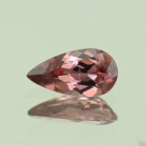 RoseZircon pear 10.5x5.6mm 1.89cts H zn7267