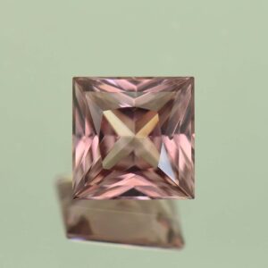 RoseZircon princess 6.0mm 1.48cts H zn6928