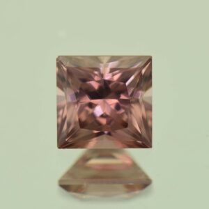 RoseZircon princess 6.0mm 1.80cts H zn6929