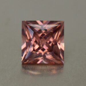 RoseZircon princess 6.8mm 2.43cts zn3371 SOLD