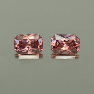 RoseZircon rad pair 6.5x4.5mm 2.12cts H zn4378