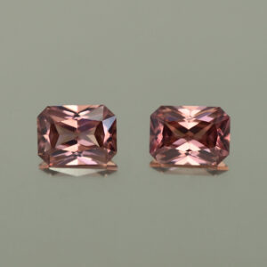 RoseZircon rad pair 8.0x6.0mm 4.02cts H zn4386