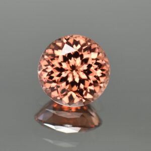 RoseZircon round 11.3mm 8.01cts H zn1090 crop