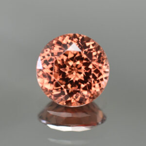 RoseZircon round 12.0mm 9.33cts H zn1377 crop SOLD
