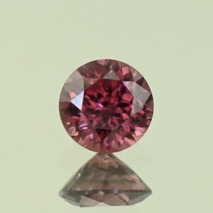 RoseZircon round 6.0mm 1.23cts H zn2989
