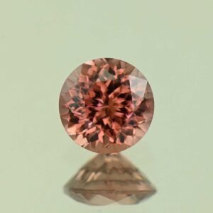 RoseZircon round 6.0mm 1.24cts H zn2991